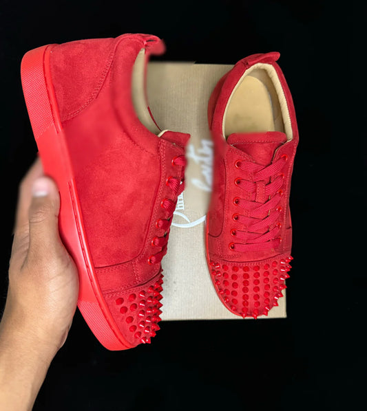 Lowtop Red Spikes ( Suede )